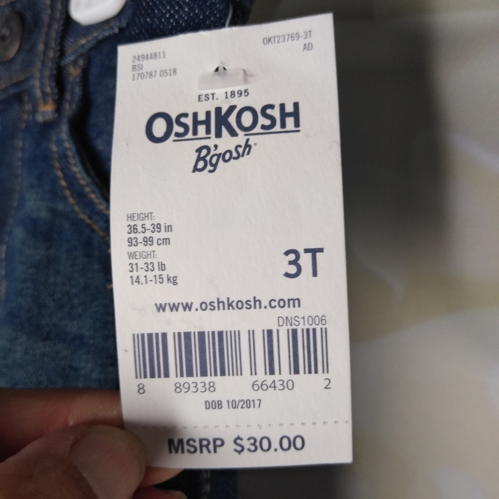NWT OshKosh BGosh Jeans - Picture 4 of 7